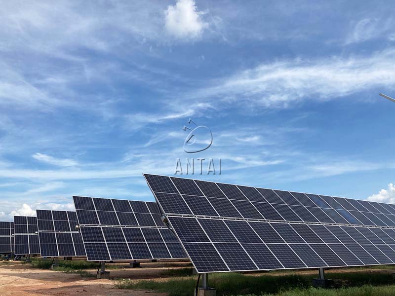 solar tracker plant , solar tracker project in Thailand 