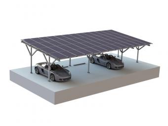 Waterproof solar carport