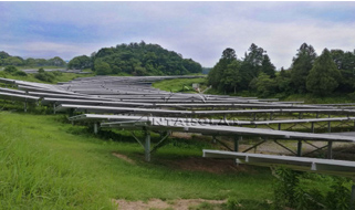When a solar power station emerges in a golf course ...