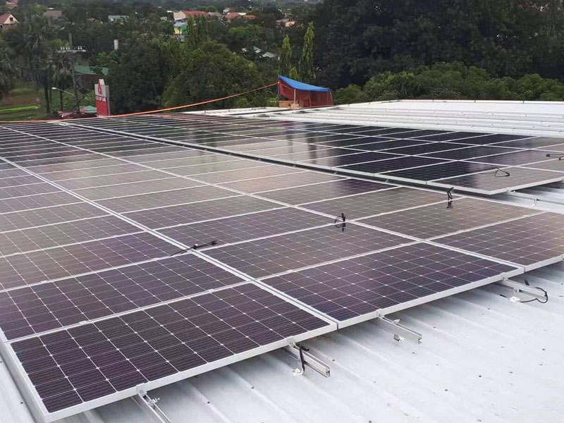 Antaisolar Offer Solar Racking for One Gas Station Roof Project in Philippines