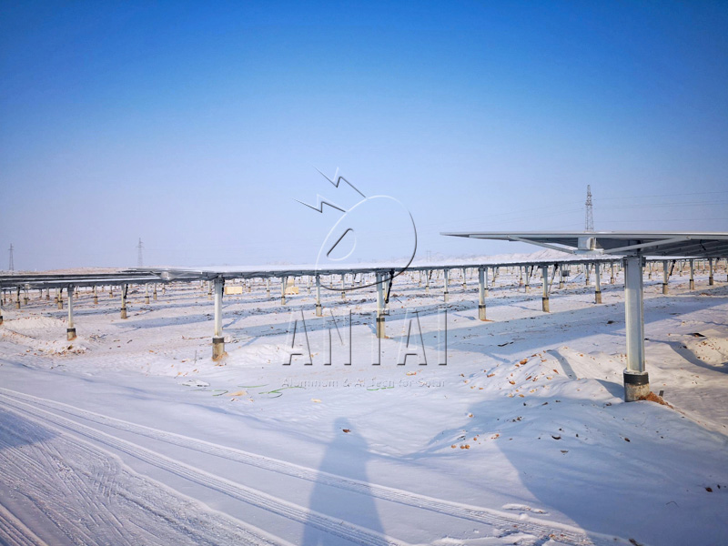 Antaisolar provided 32MW solar tracker for PV plant in Ningxia, China