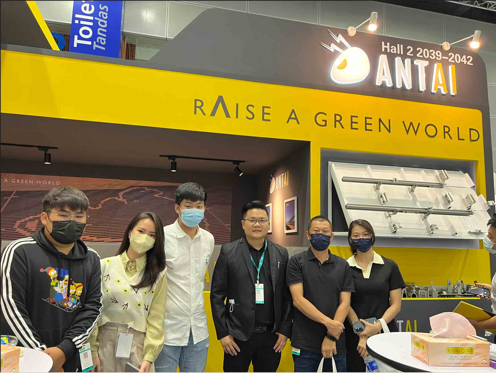 Antaisolar Showcased Its Roof&Ground Mounting Systems In IGEM 2022