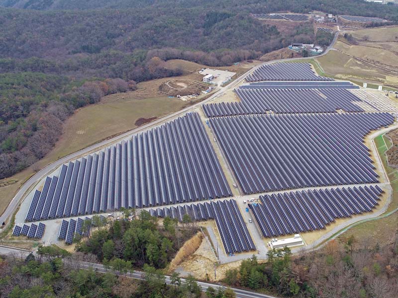 Antaisolar offered special customized solar racking solution for 21.6MW ground solar project in Japan