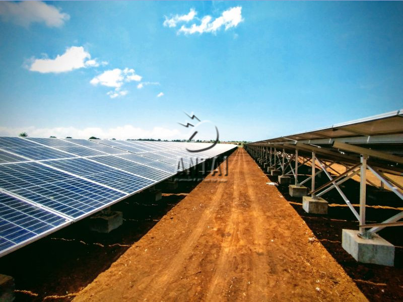 1.5MW-Aluminum solar racking -Africa 